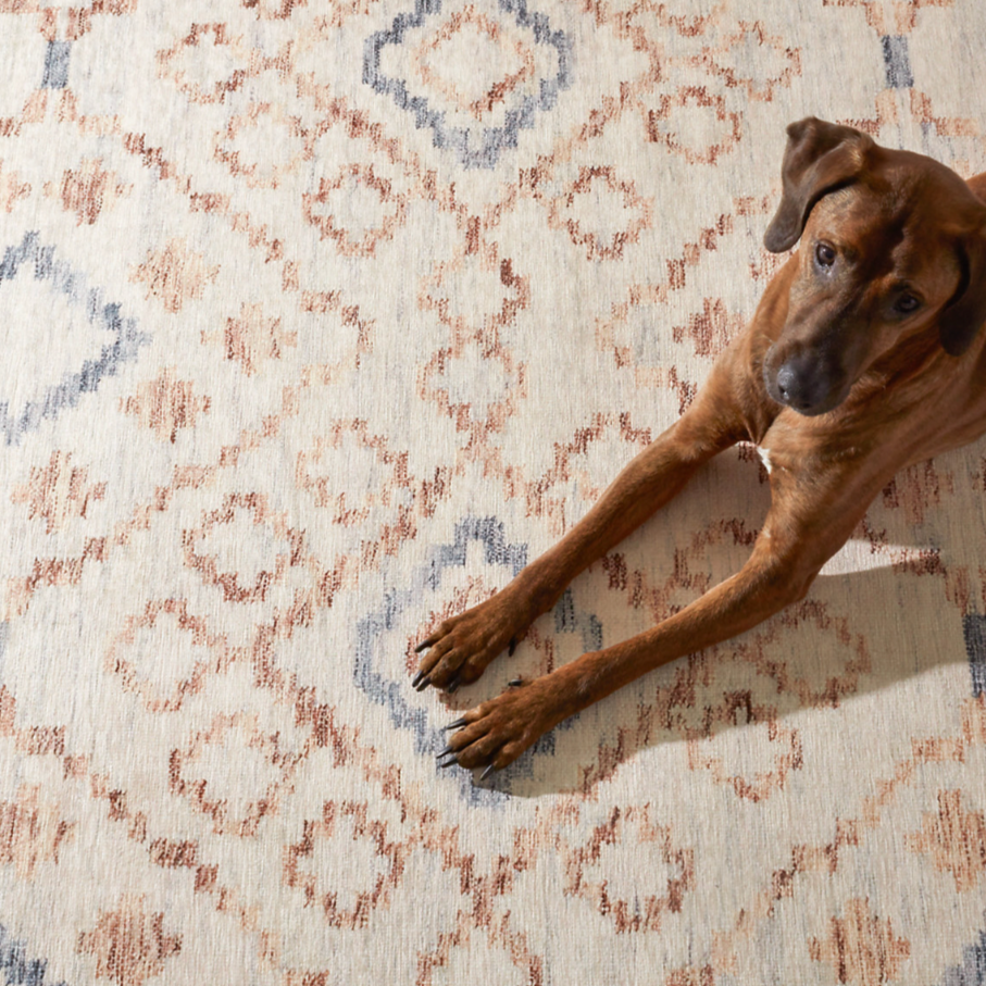 Dash & Albert Jelly Roll Sky Washable Rug