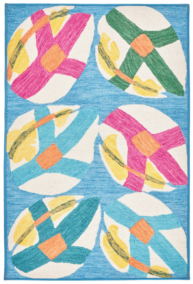 Dash & Albert Lily Pad Spring Washable Rug