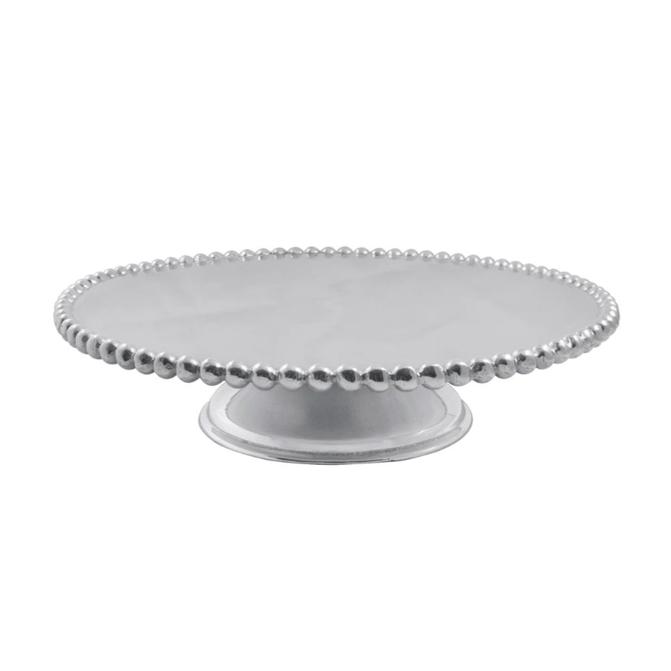 Mariposa Pearled Cake Stand