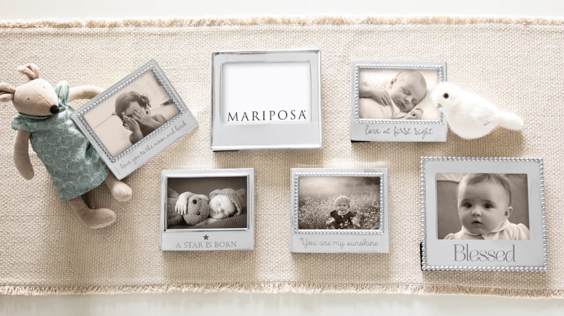 Mariposa Love You To The Moon and Back Beaded Frame