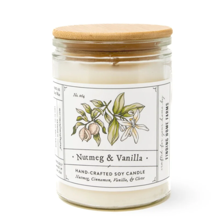 Nutmeg & Vanilla Soy Candle