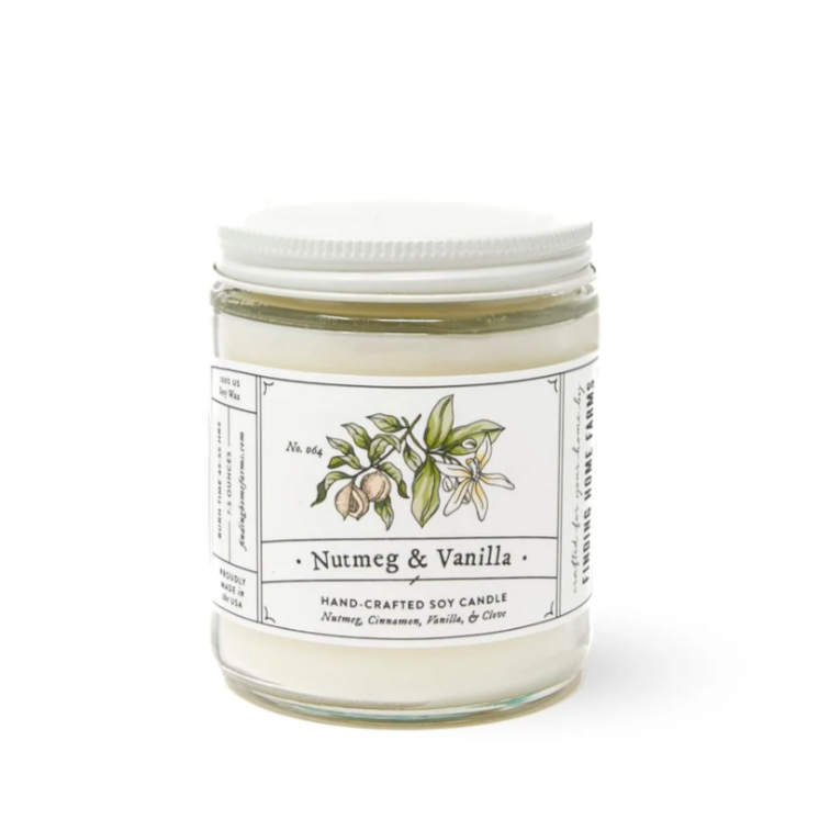 Nutmeg & Vanilla Soy Candle