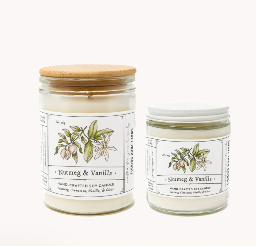 Nutmeg & Vanilla Soy Candle