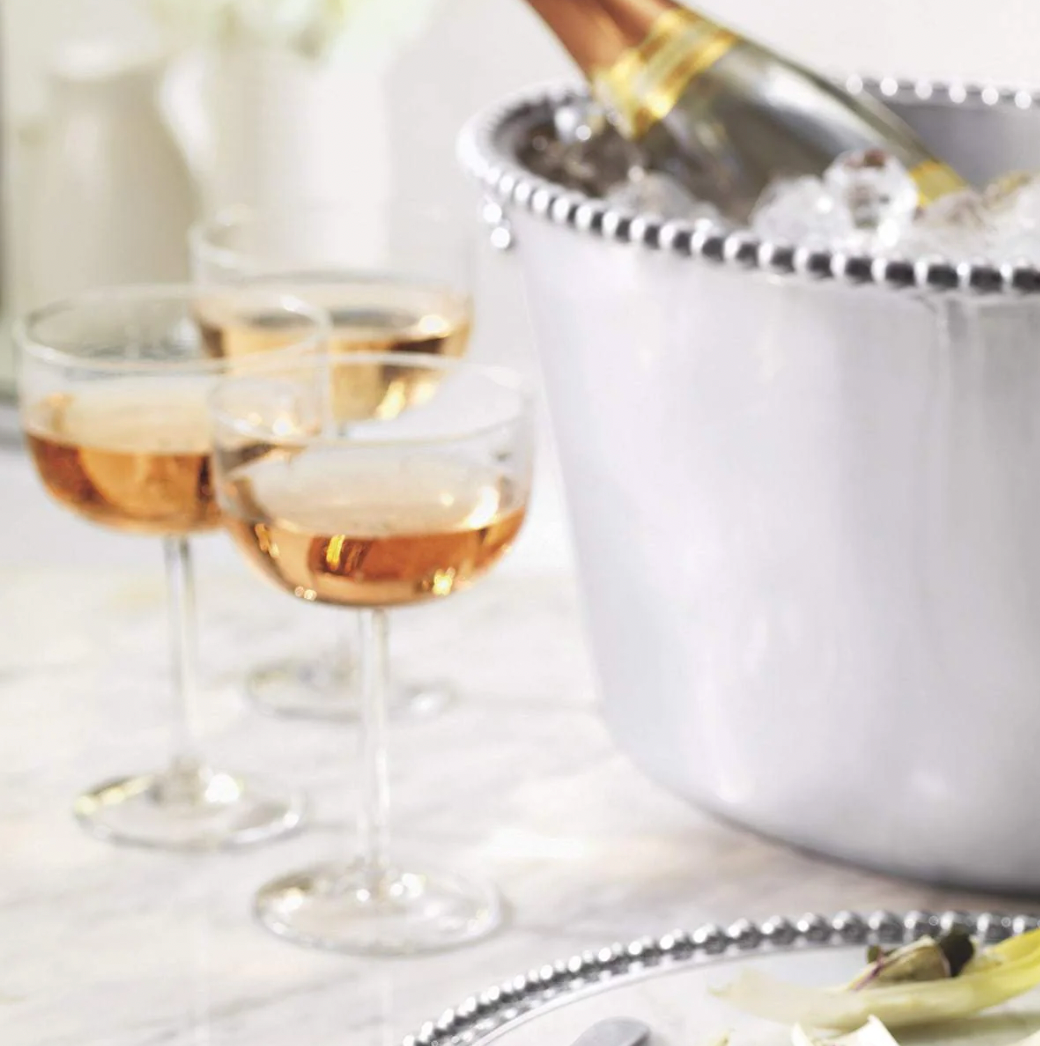 Mariposa Pearled Ice Bucket
