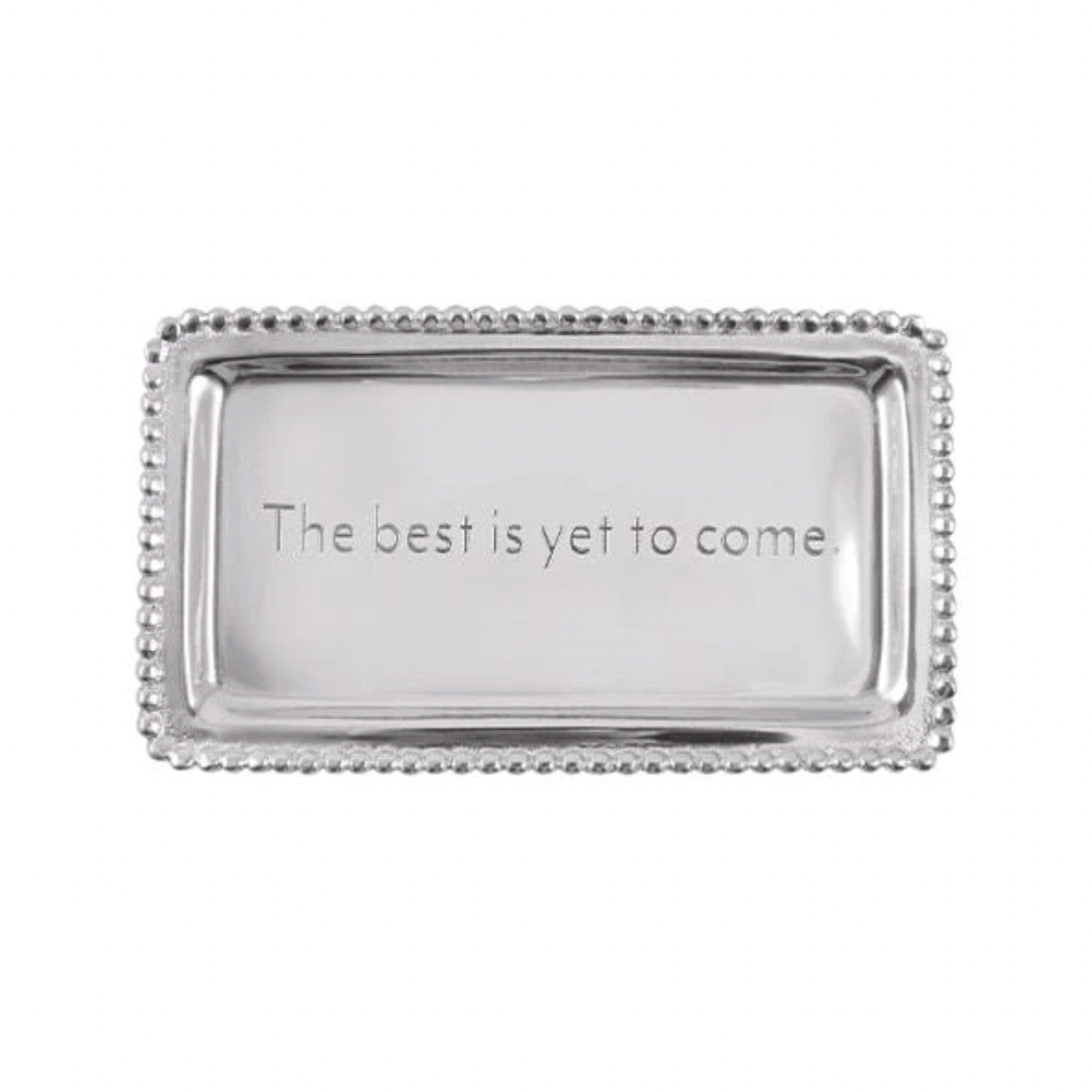 Mariposa The Best Is Yet To Come Beaded Statement Tray