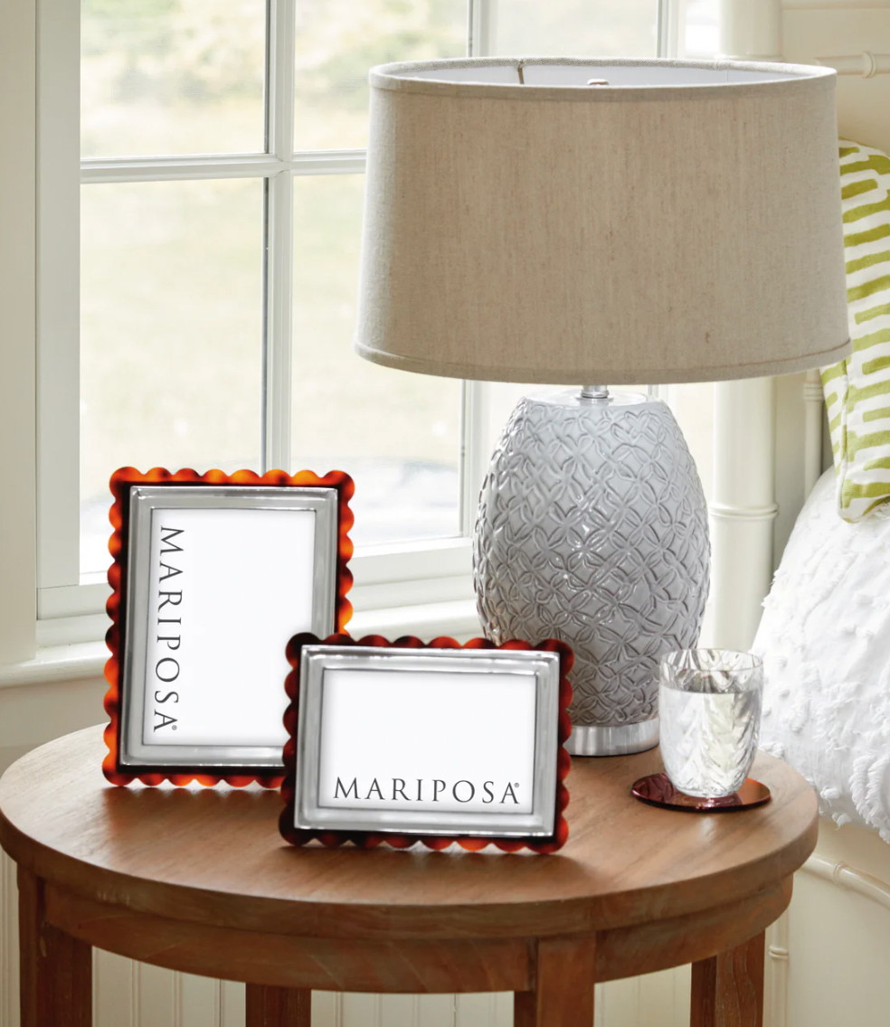 Mariposa Tortoise Scallop Signature Frame Collection