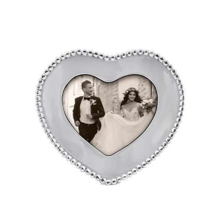 Mariposa Beaded Heart Frame