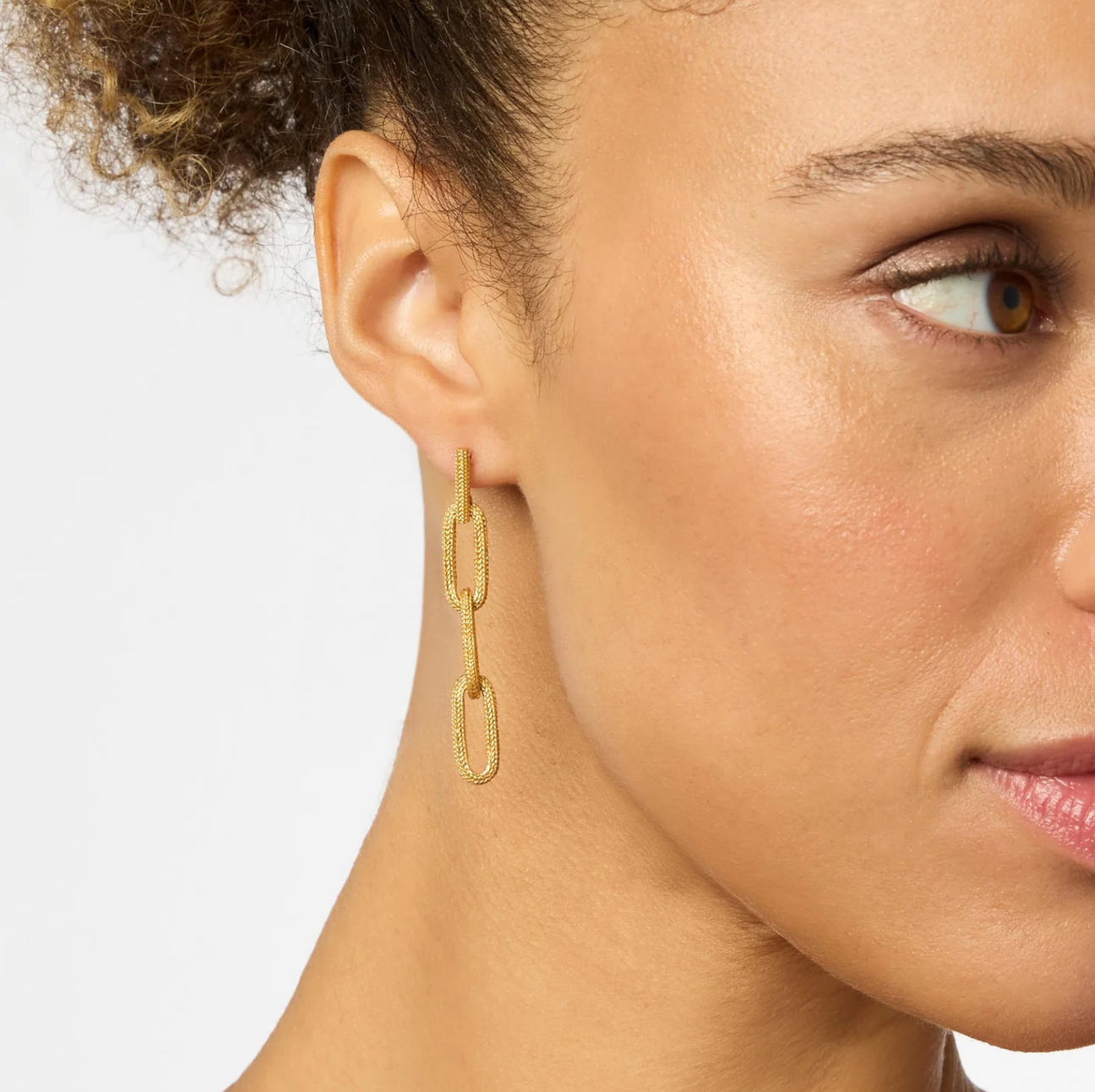 Julie Vos Cheval Paperclip Link Earring