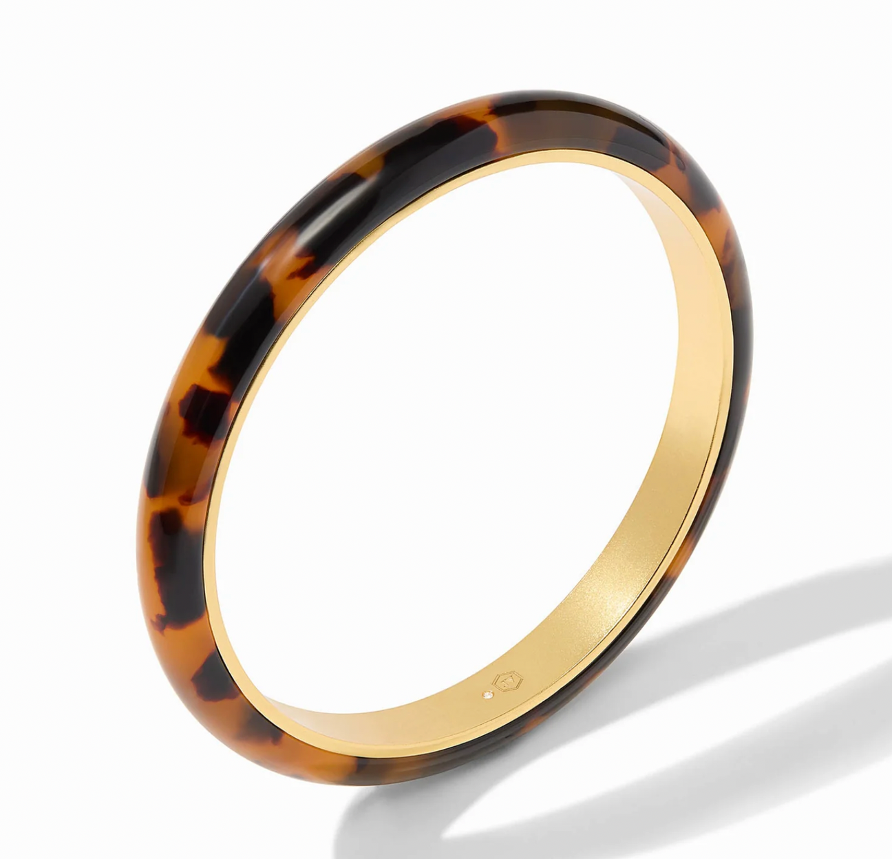 Julie Vos Madison Statement Bangle, Tortoiseshell
