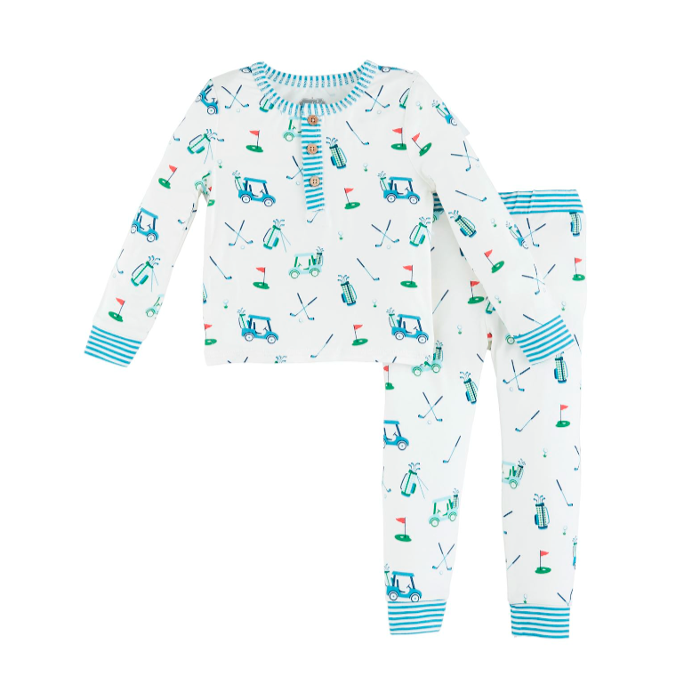 Blue Golf Baby & Toddler Pajama Set