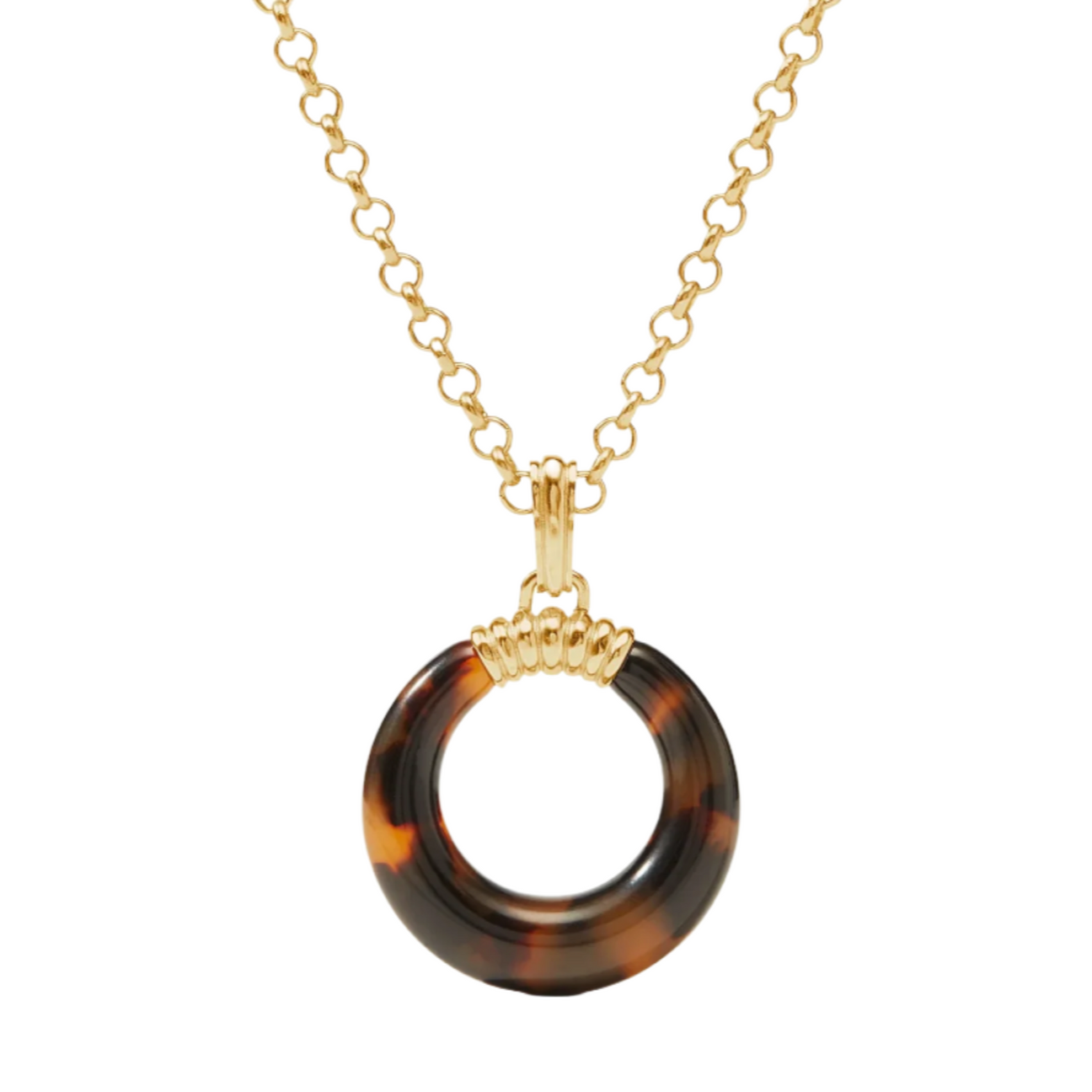 Julie Vos Madison Statement Pendant, Tortoiseshell