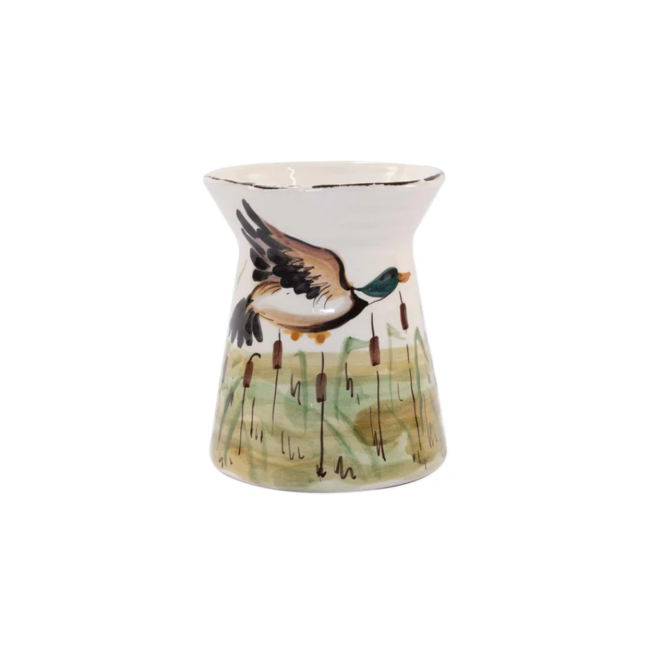 VIETRI Wildlife Mallard Utensil Holder