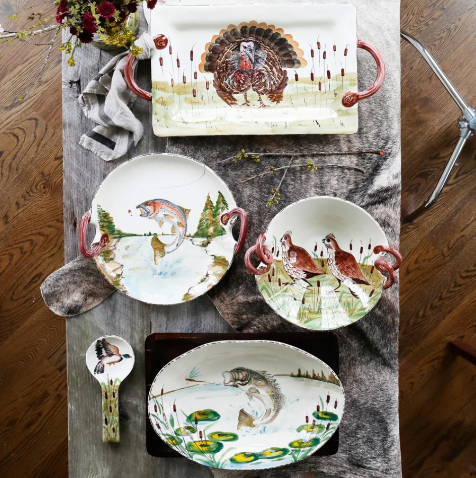 VIETRI Wildlife Mallard Spoon Rest