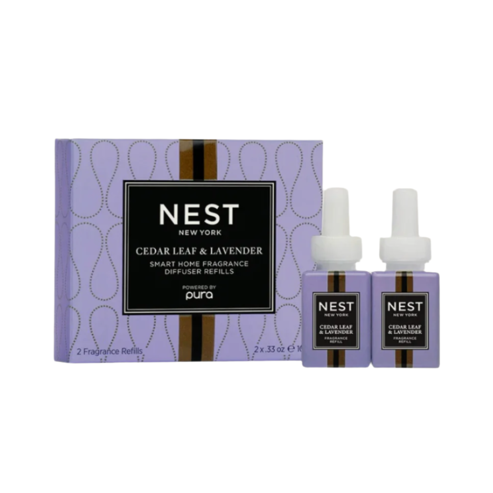 Nest Cedar Leaf & Lavender Refill Duo for Pura Smart Home Fragrance Diffuser