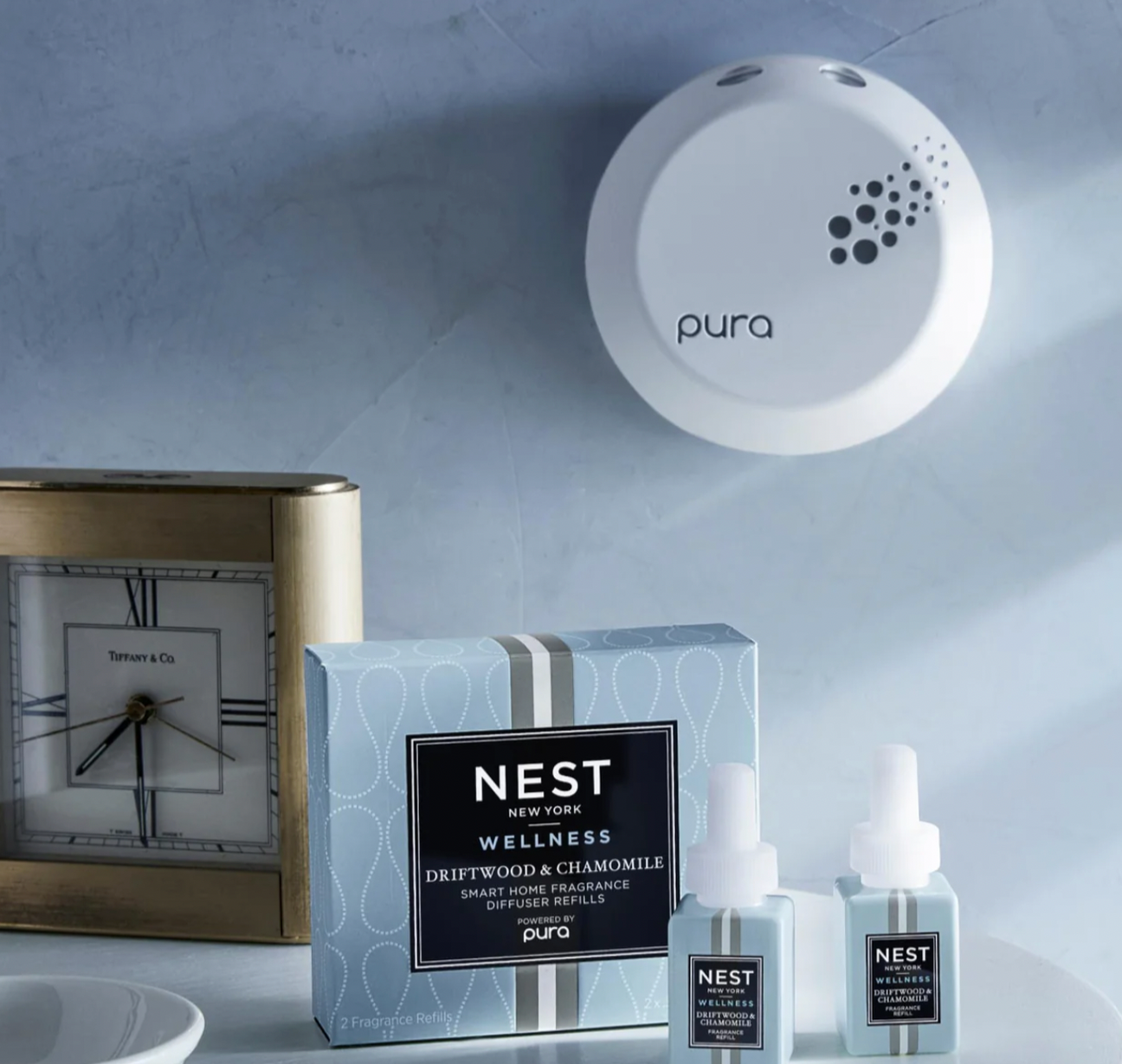 Nest Driftwood & Chamomile Refill Duo for Pura Smart Home Fragrance Diffuser