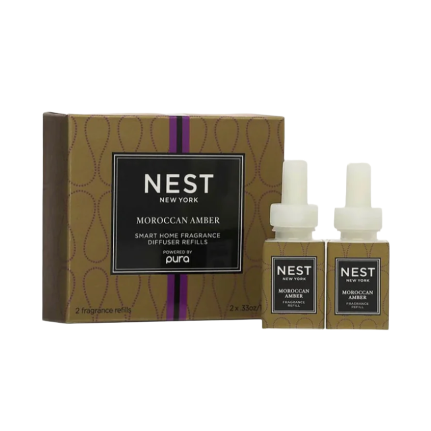 Nest Moroccan Amber Refill Duo for Pura Smart Home Fragrance Diffuser