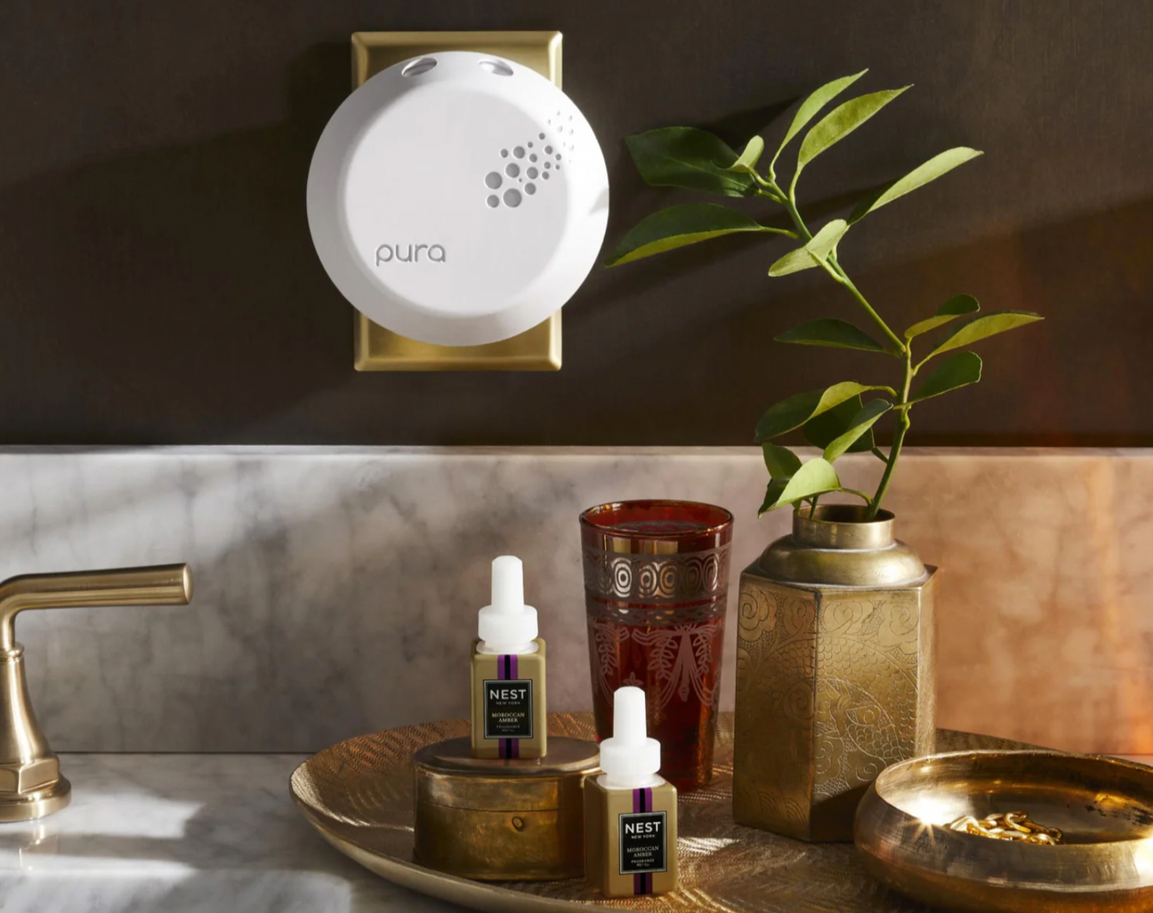 Nest Moroccan Amber Refill Duo for Pura Smart Home Fragrance Diffuser