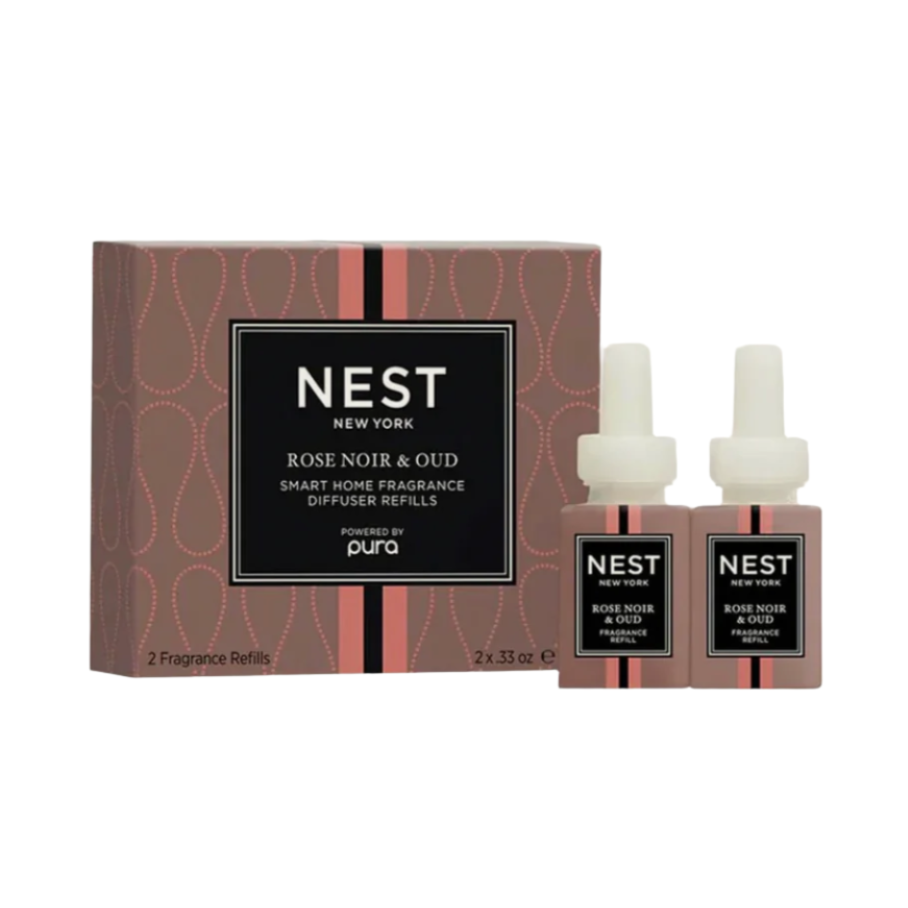 Nest Rose Noir & Oud Refill Duo for Pura Smart Home Fragrance Diffuser