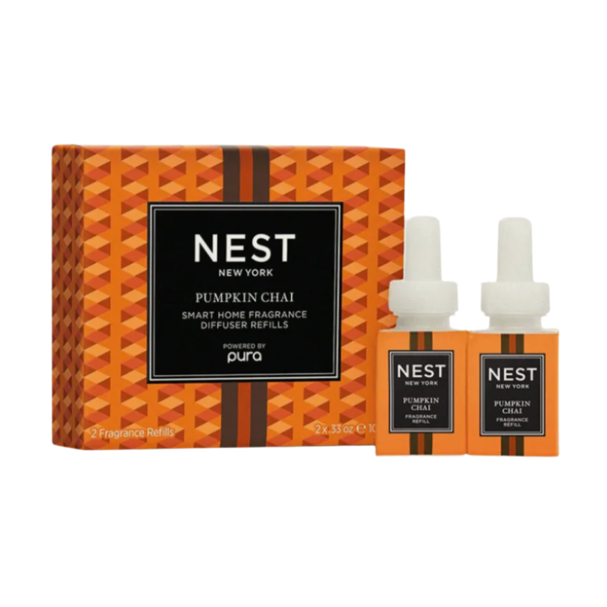 Nest Pumpkin Chai Refill Duo for Pura Smart Home Fragrance Diffuser
