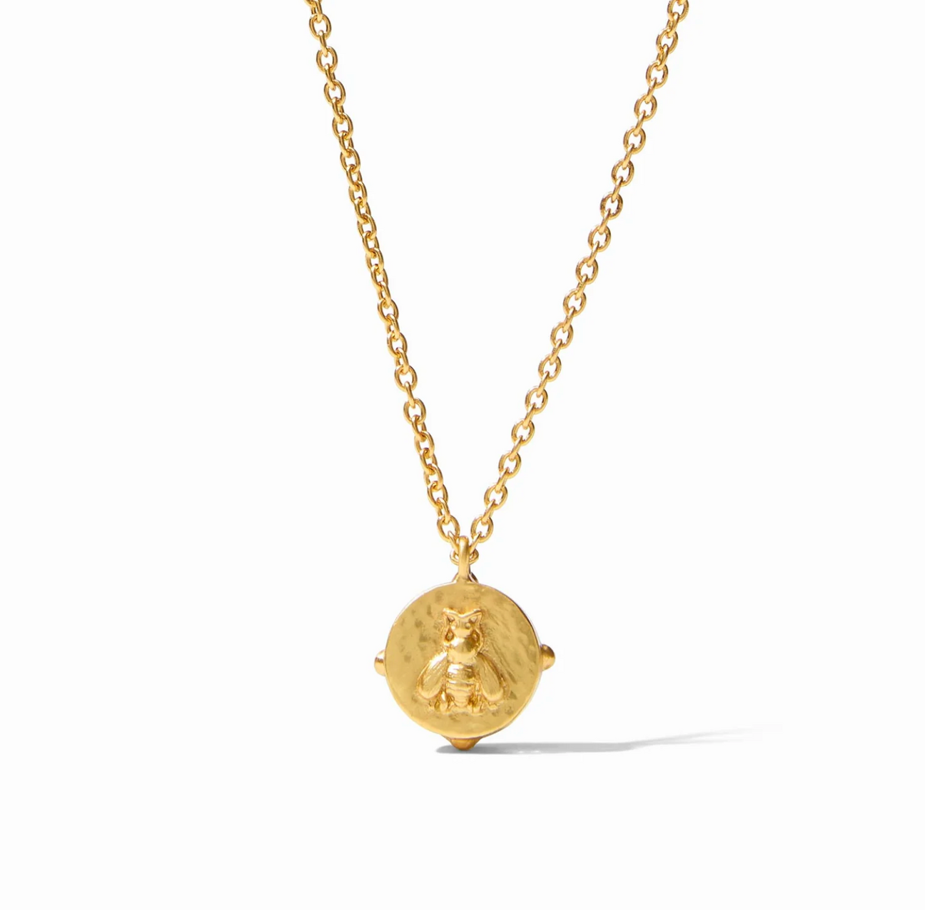 Julie Vos Honeybee Solitaire Necklace, Pearl