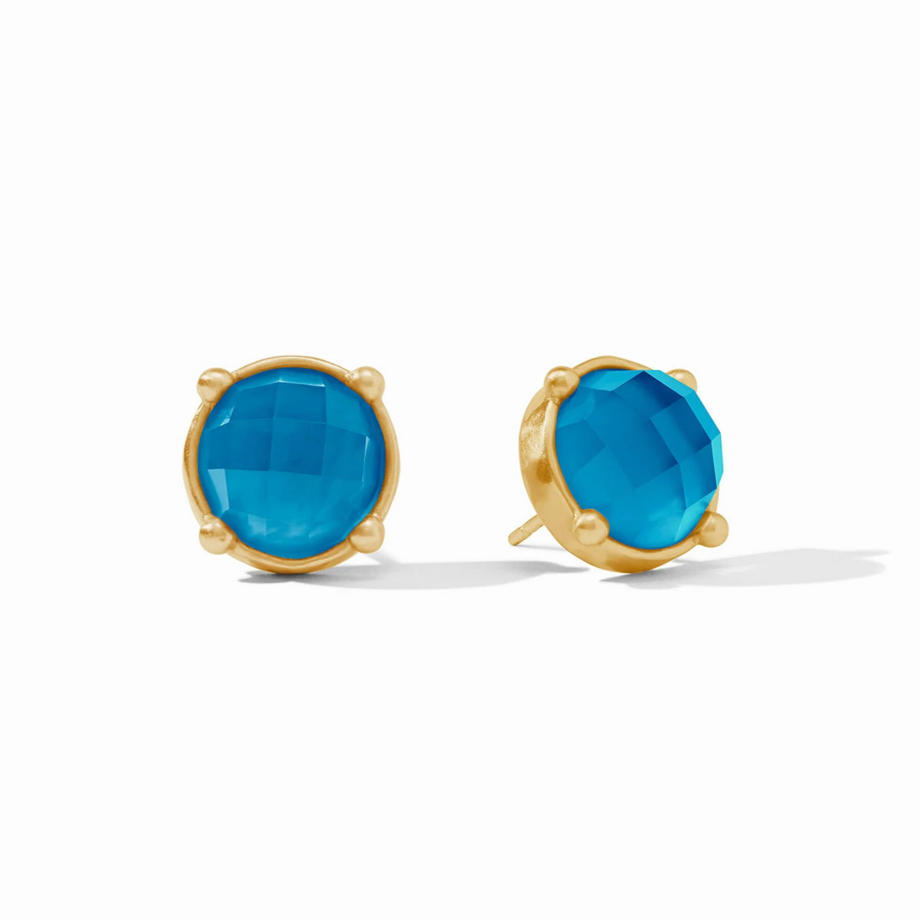 Julie Vos Honey Stud, Iridescent London Blue