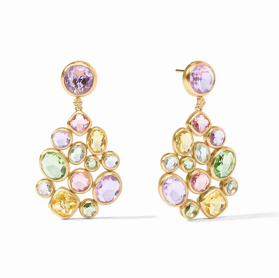 Julie Vos Kaleidoscope Statement Earring, Multi-Stone