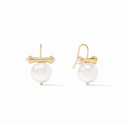 Julie Vos Bamboo Pearl Earring
