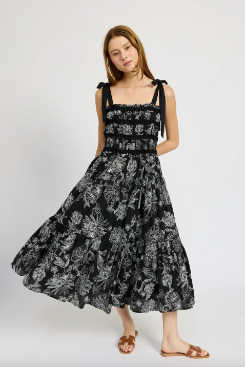 Maggie Smocked Maxi Dress