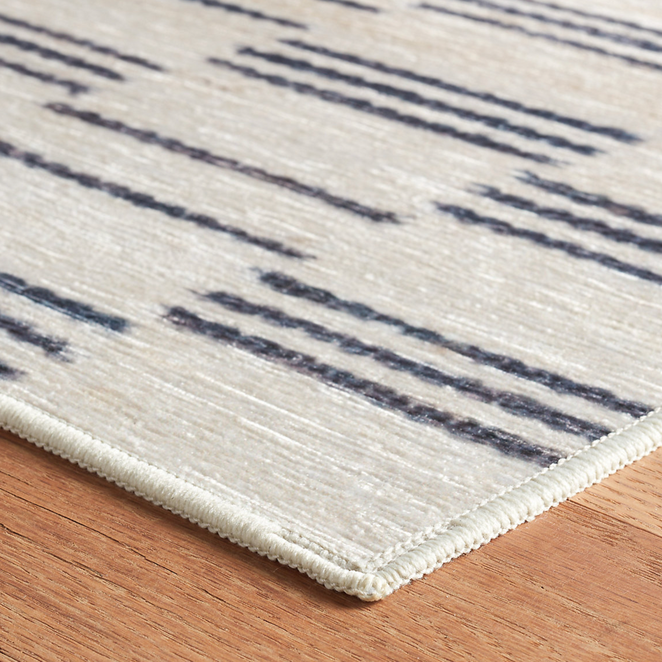 Dash & Albert Leni Oatmeal Washable Rug