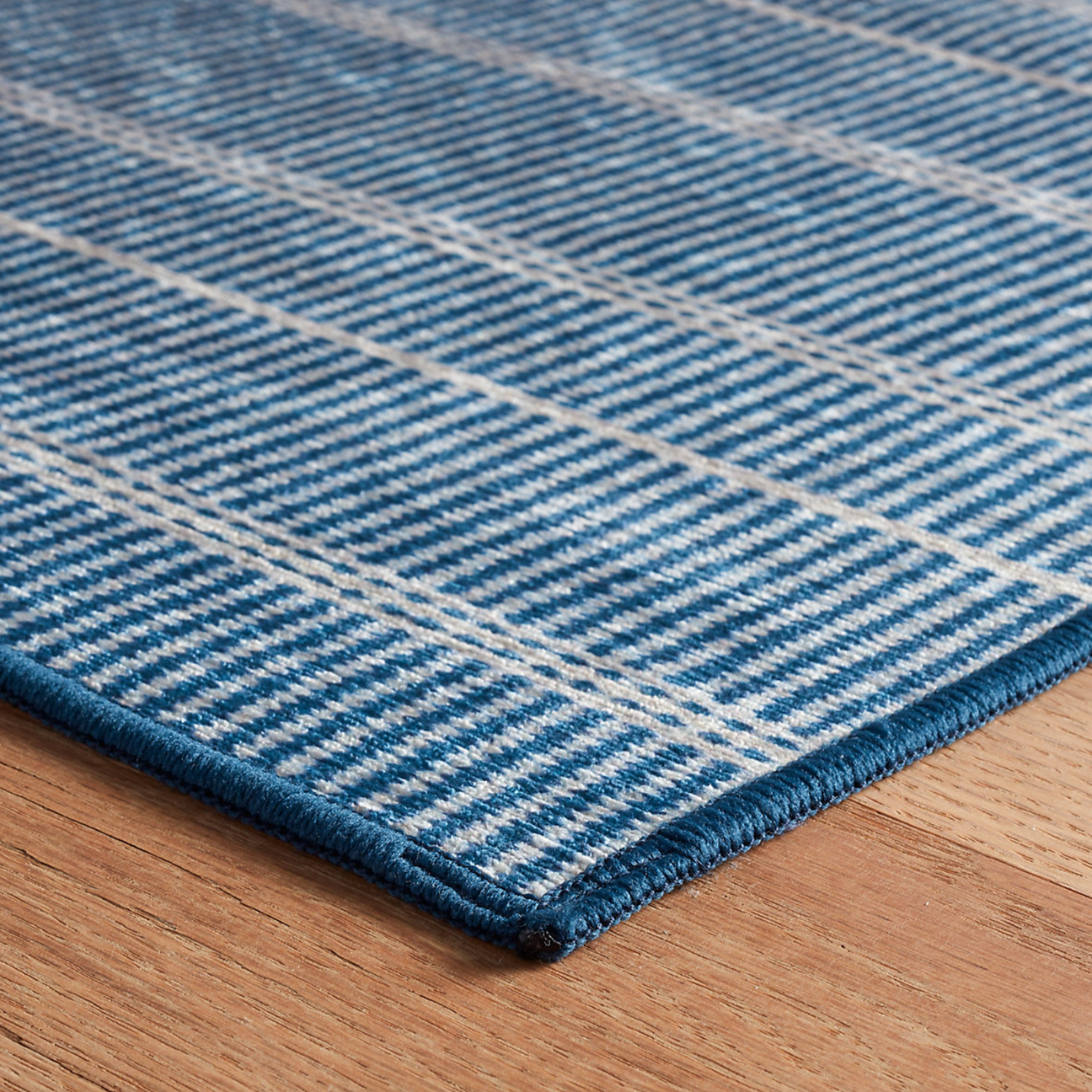 Dash & Albert Samson Washable Rug, Navy