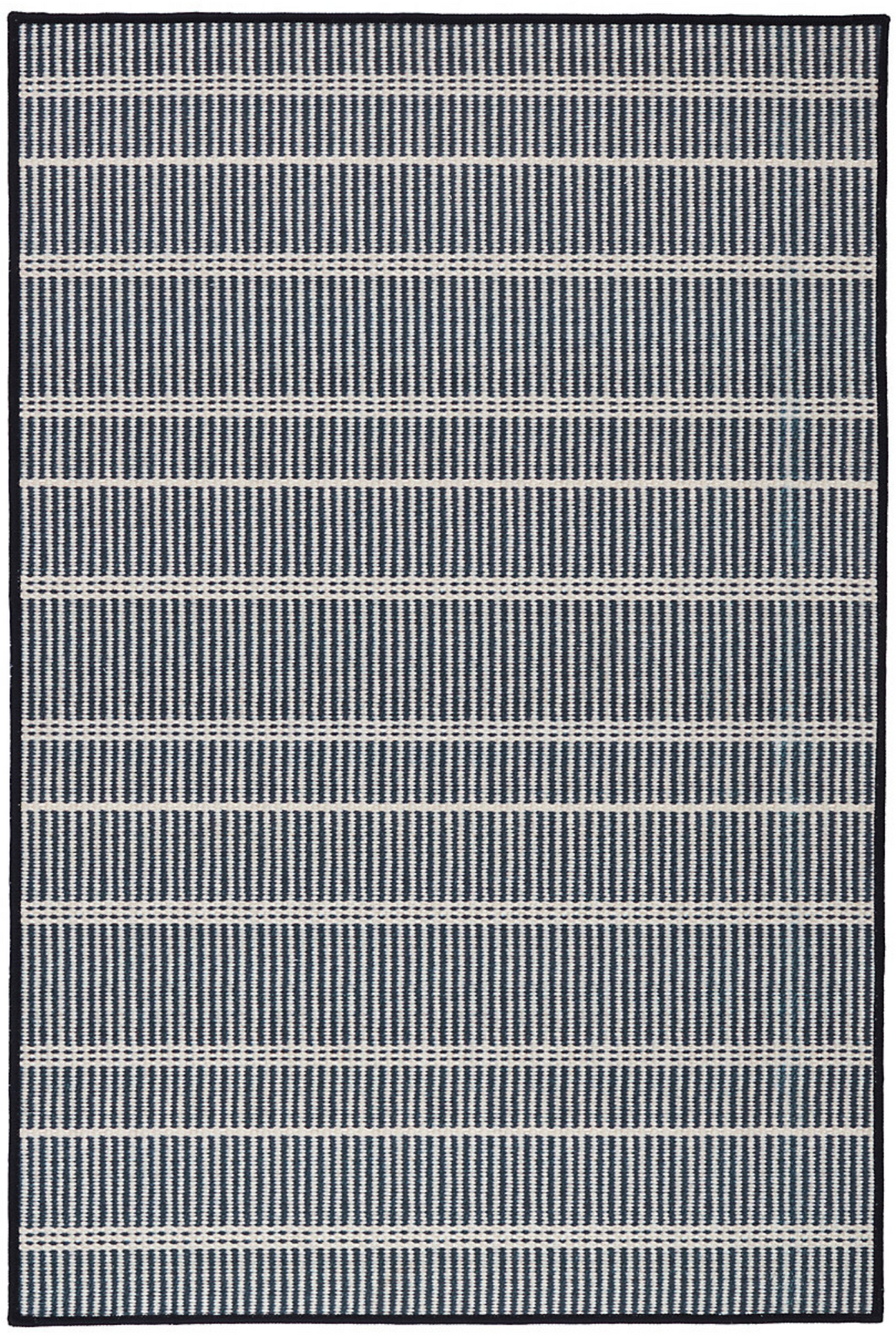 Dash & Albert Samson Washable Rug, Black