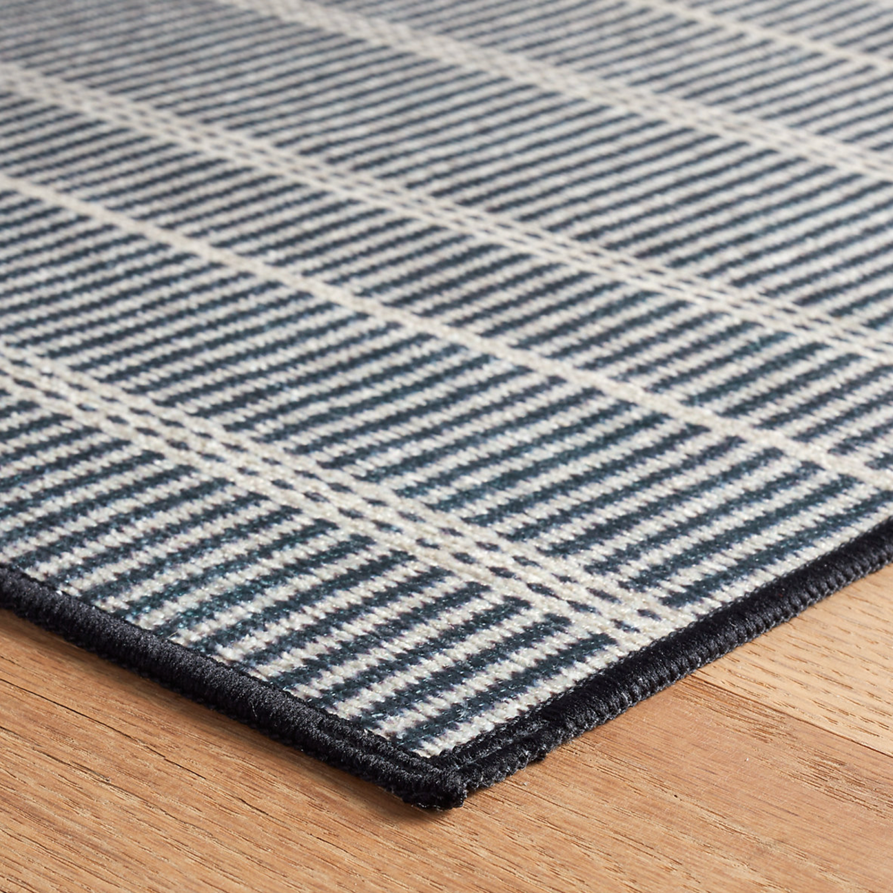 Dash & Albert Samson Washable Rug, Black