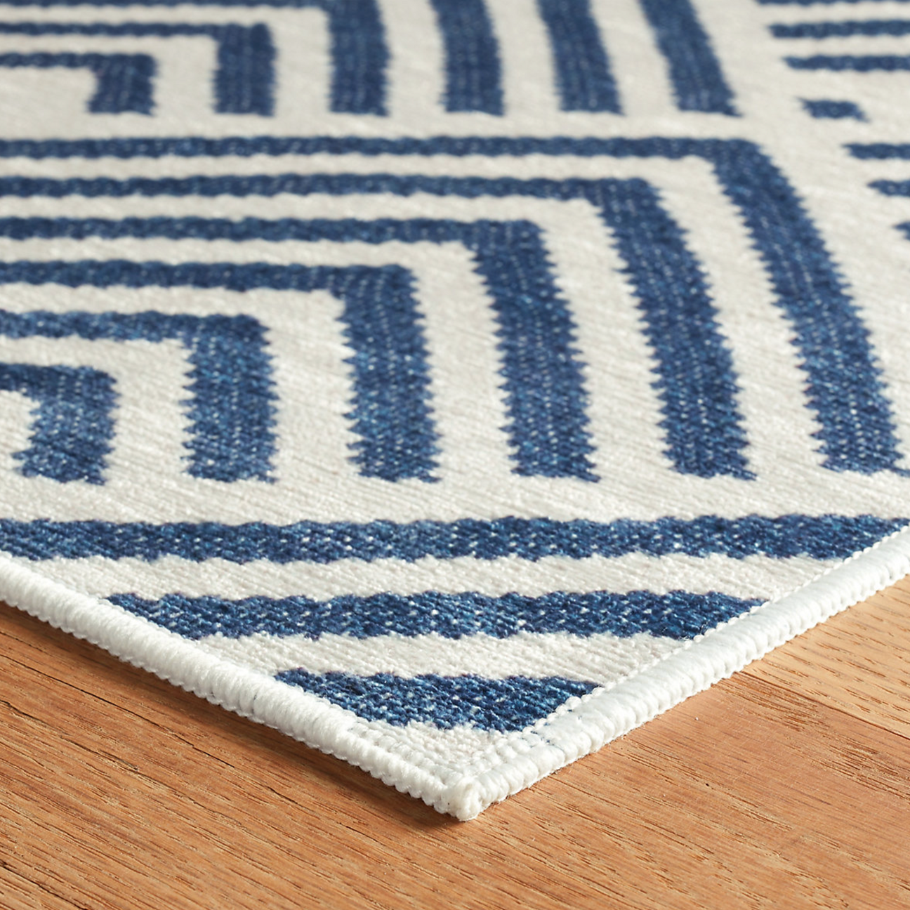 Dash & Albert Cleo Washable Rug, Navy