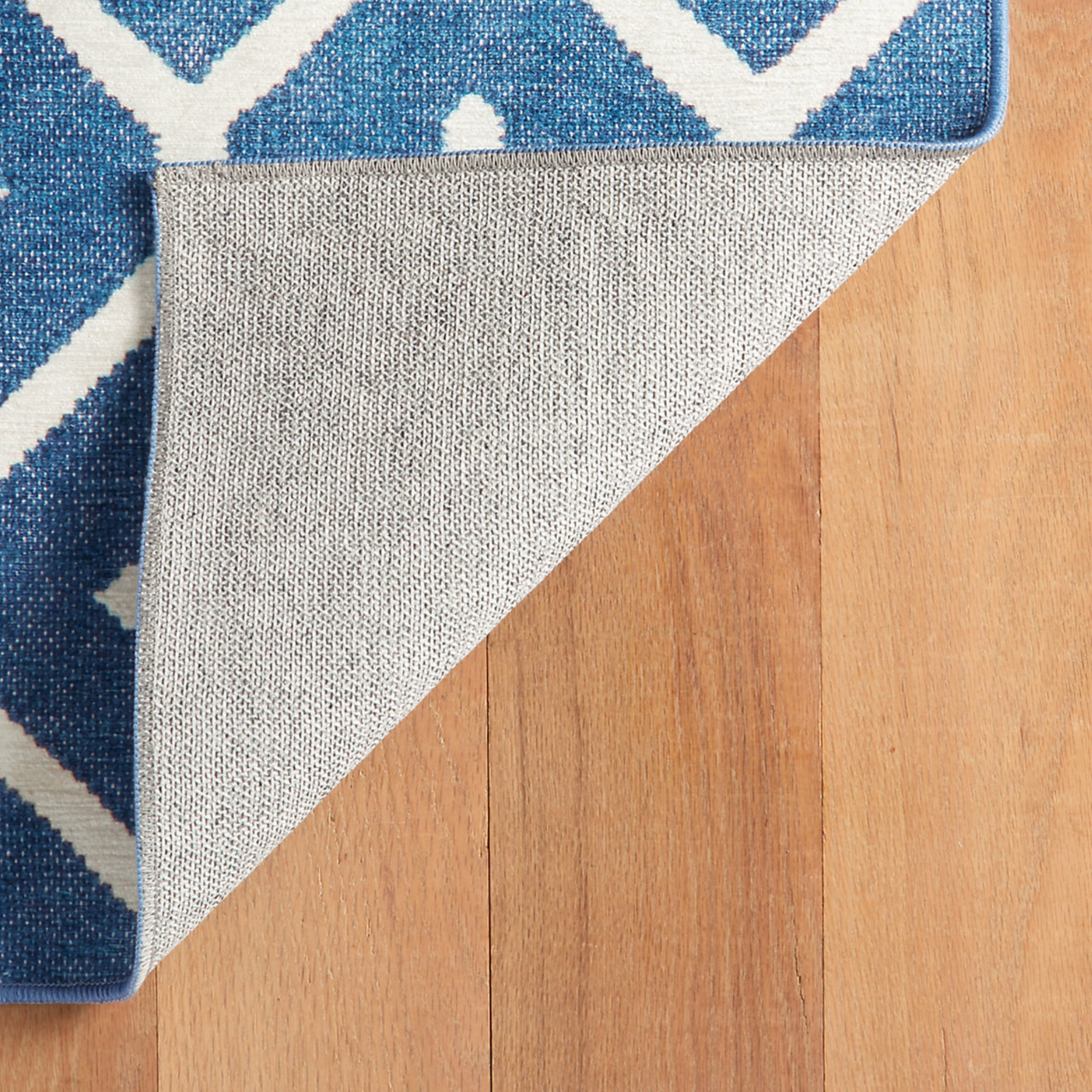 Dash & Albert Elizabeth Navy Washable Rug