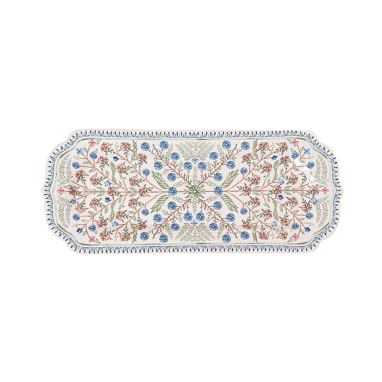 Juliska Villa Seville Chambray 15" Hostess Tray