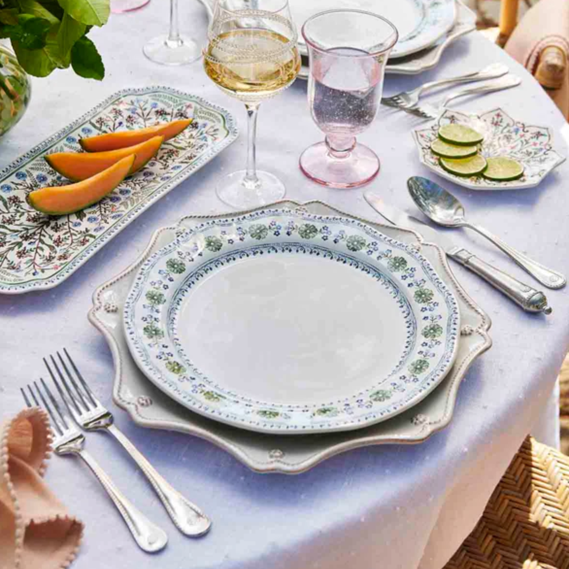 Juliska Villa Seville Chambray Dinner Plate