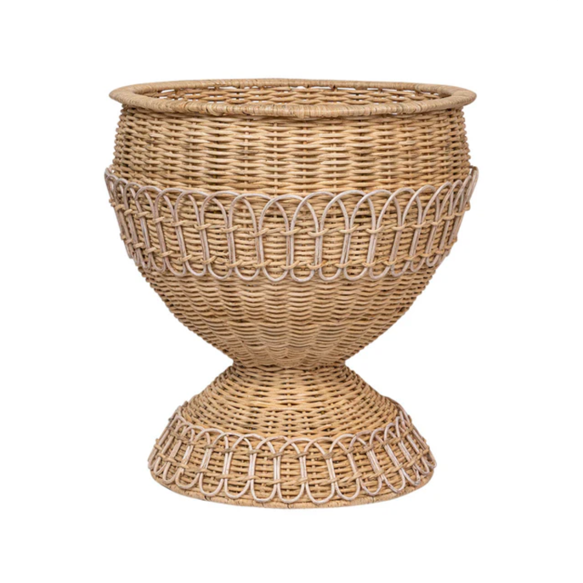 Juliska Provence Rattan Whitewash Urn
