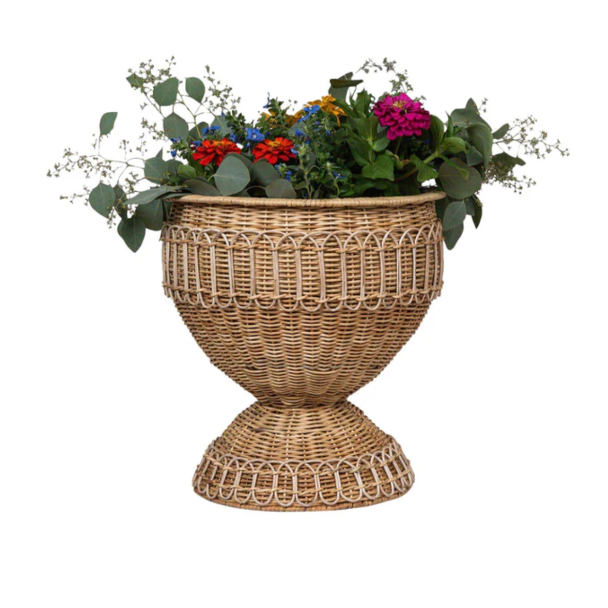 Juliska Provence Rattan Whitewash Urn