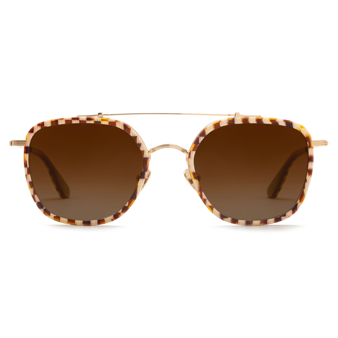 Krewe Austin Caffe Dolce 18K Polarized Sunglasses Waiting On Martha