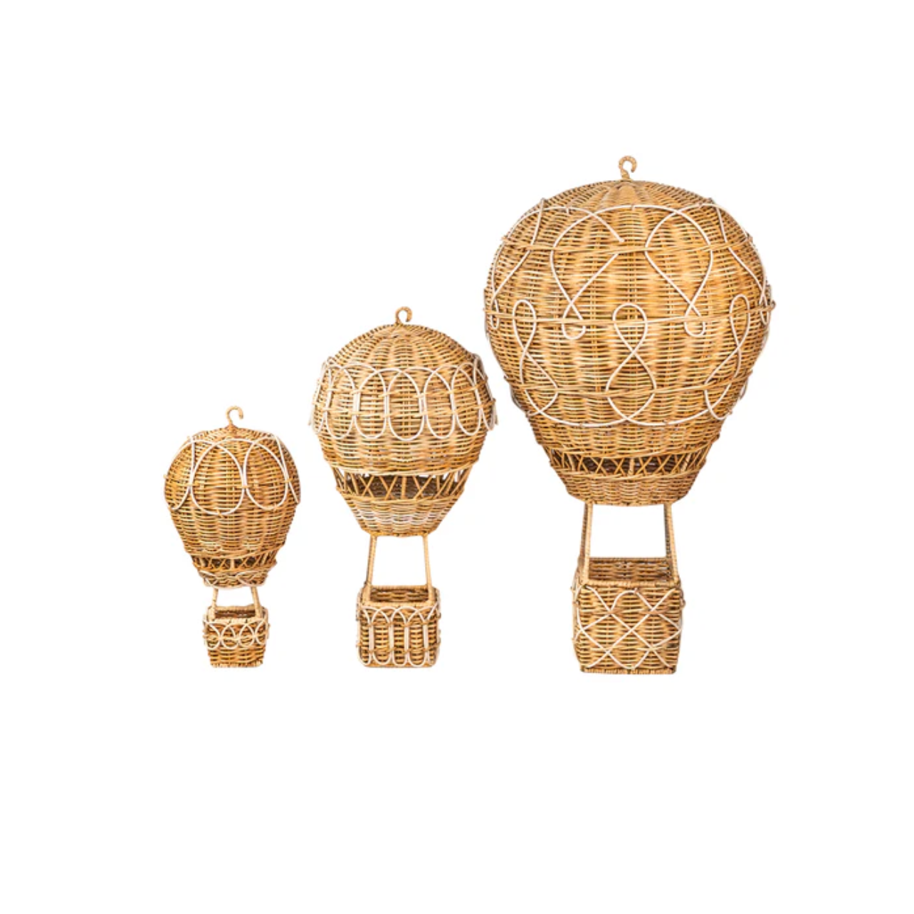 Juliska Provence Rattan 14" Hot Air Balloon