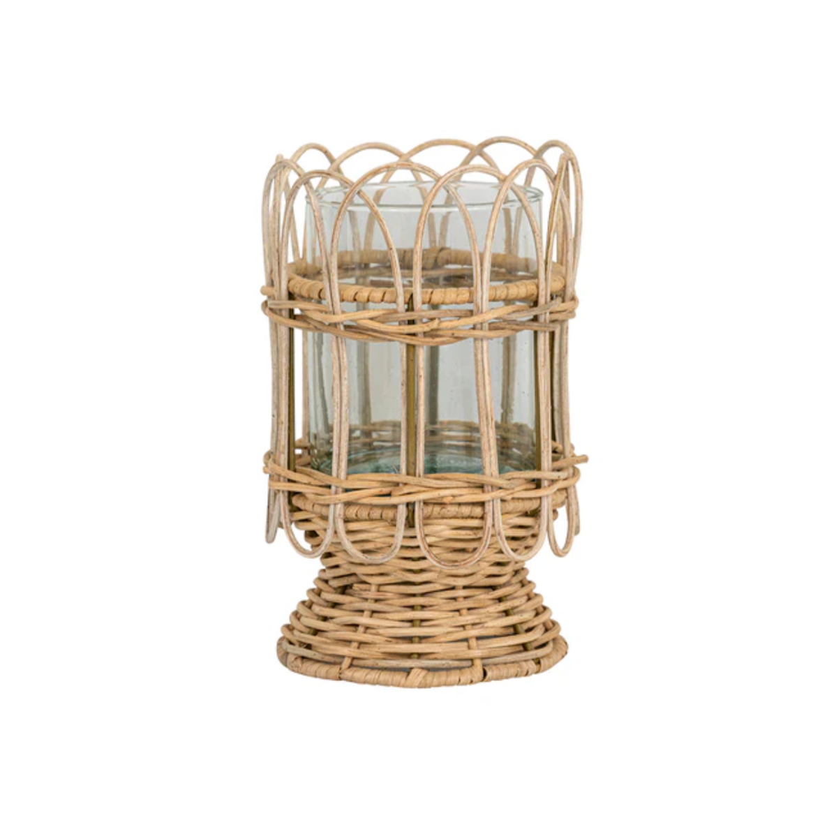 Juliska Provence Rattan Whitewash 8.5" Hurricane