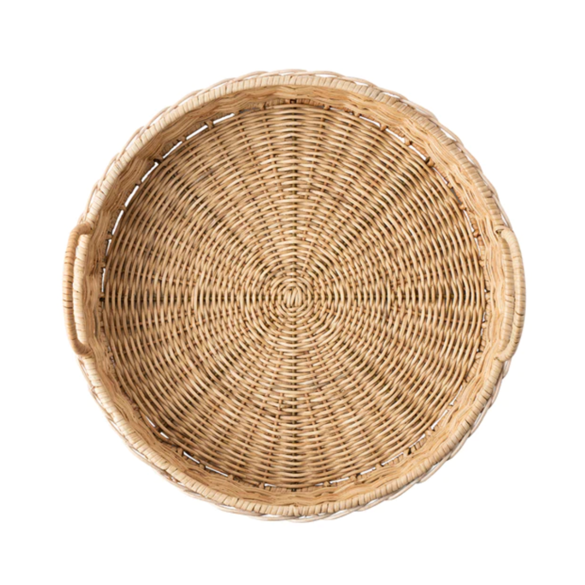 Juliska Provence Rattan Whitewash 16" Circular Tray