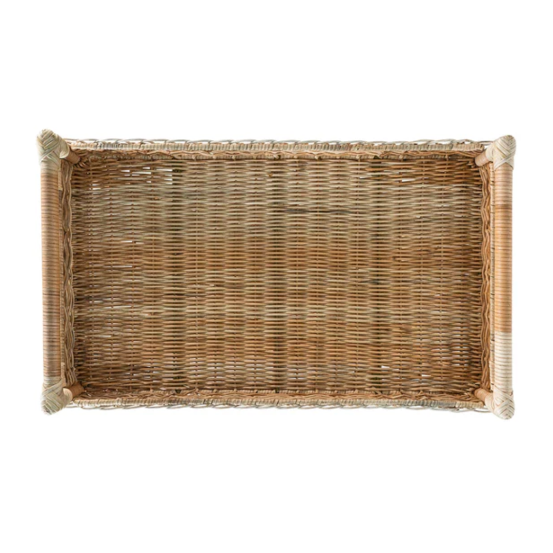 Juliska Provence Rattan Whitewash Bar Cart