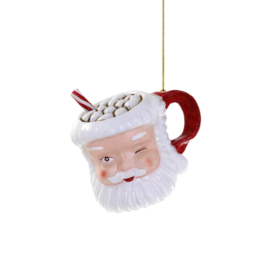 Santa Mug Ornament