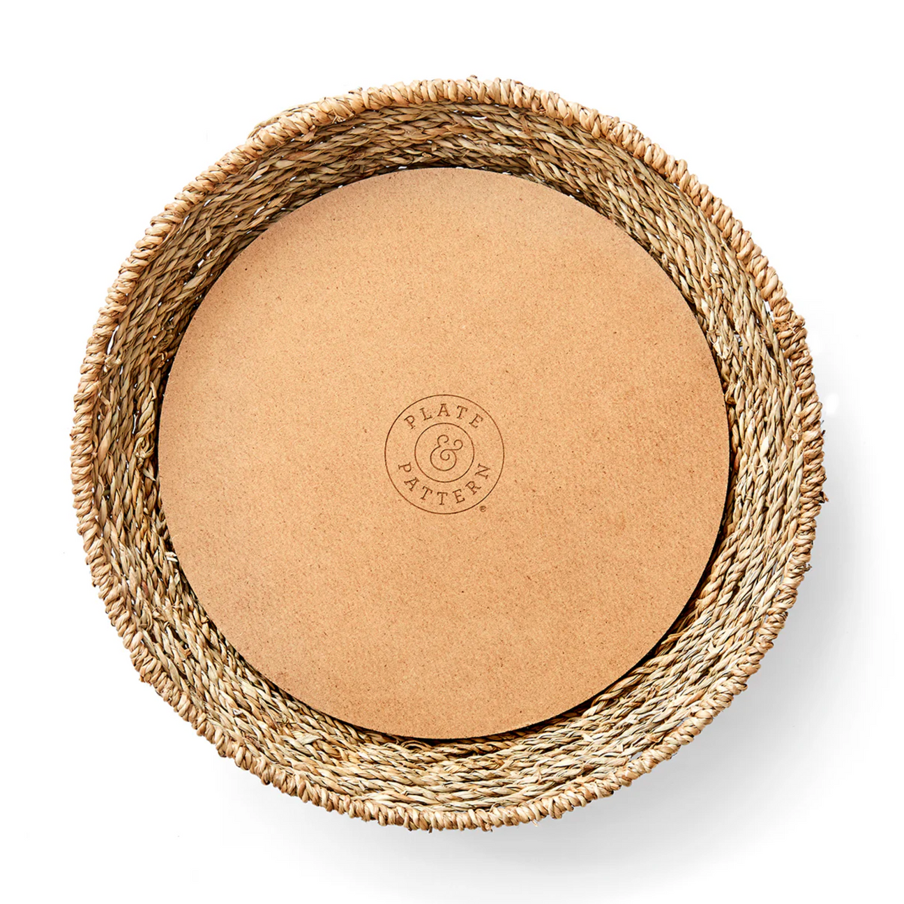 Woven Seagrass Plate & Parchment Paper Set