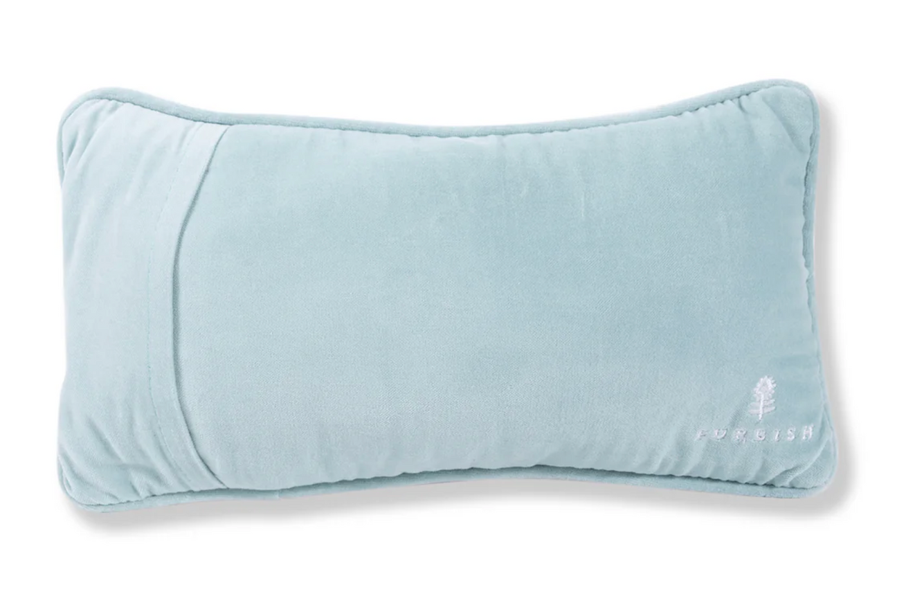 Where the People Aren't Needlepoint Pillow