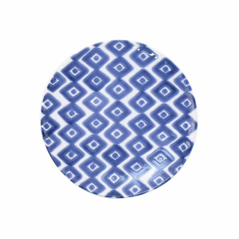 Vietri Santorini Diamond 3 Piece Place Setting