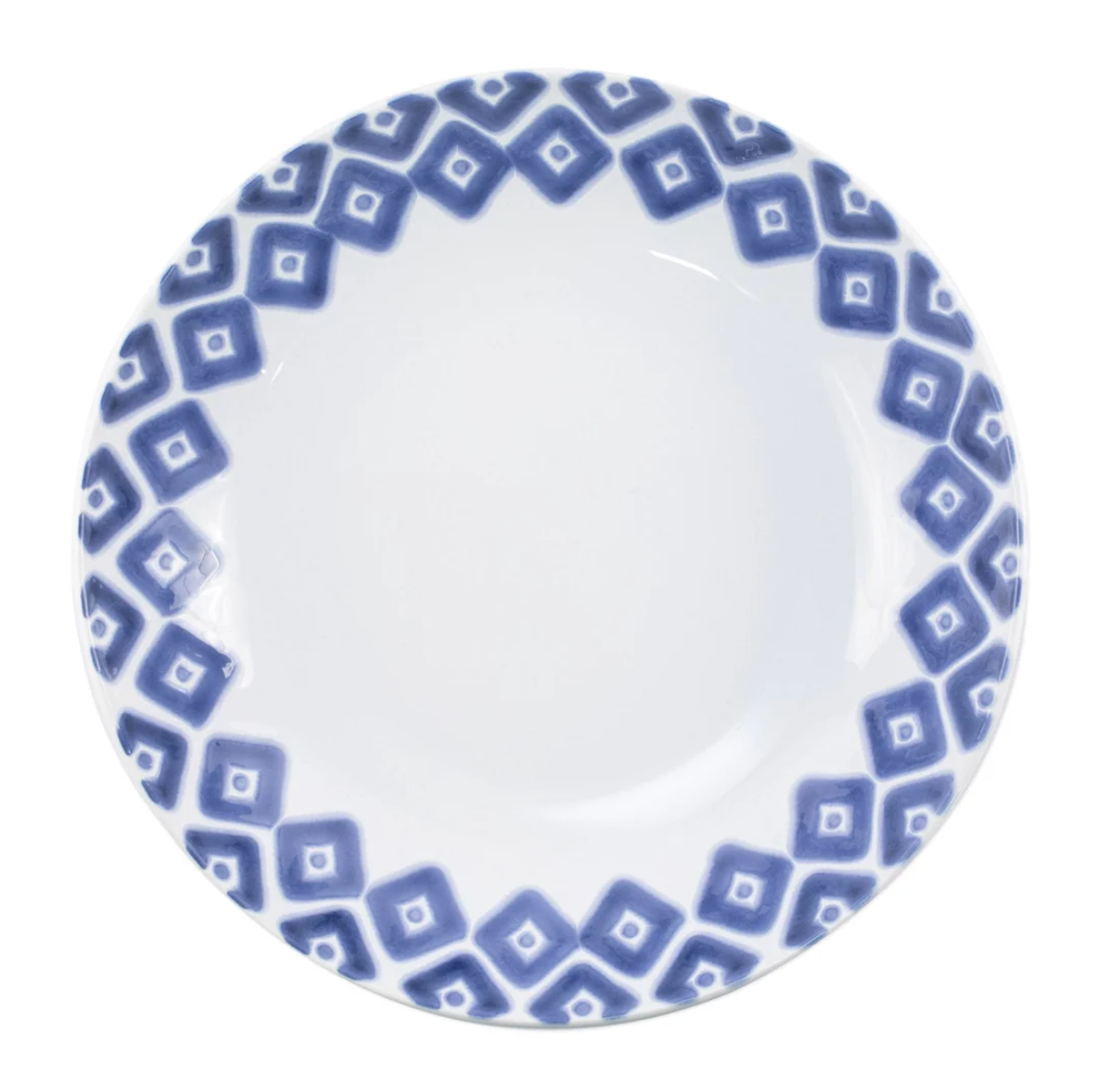 VIETRI Santorini Diamond Medium Serving Bowl