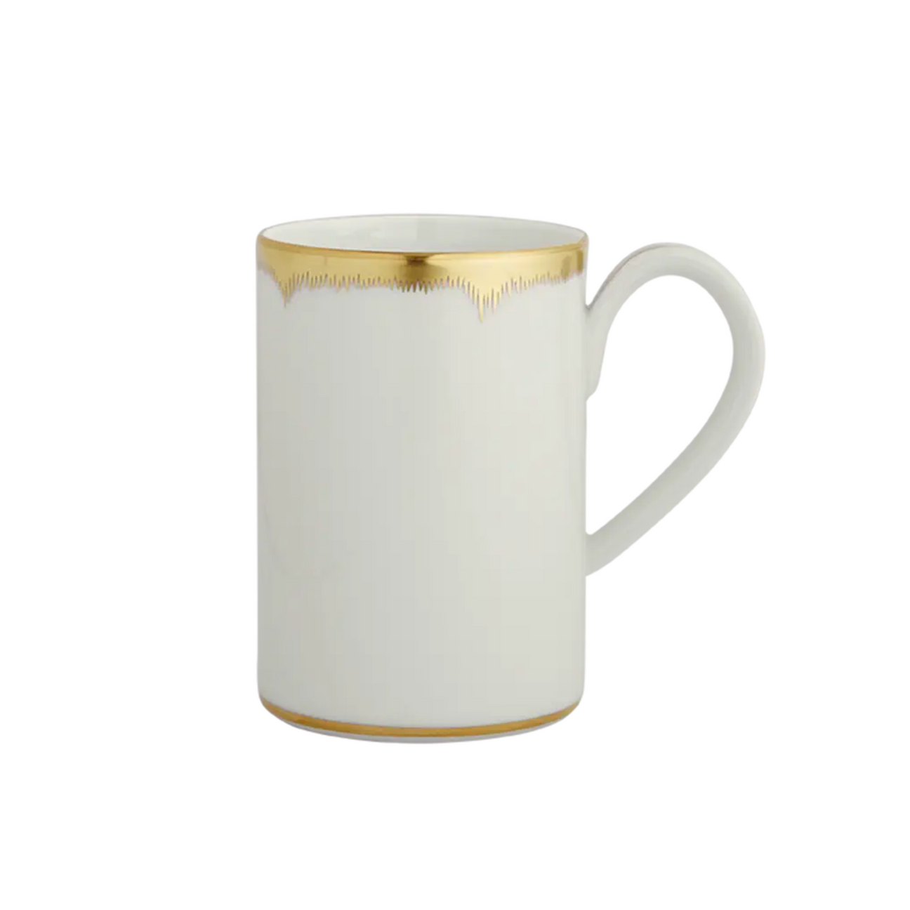 Mottahedeh Chelsea Feather Gold Mug