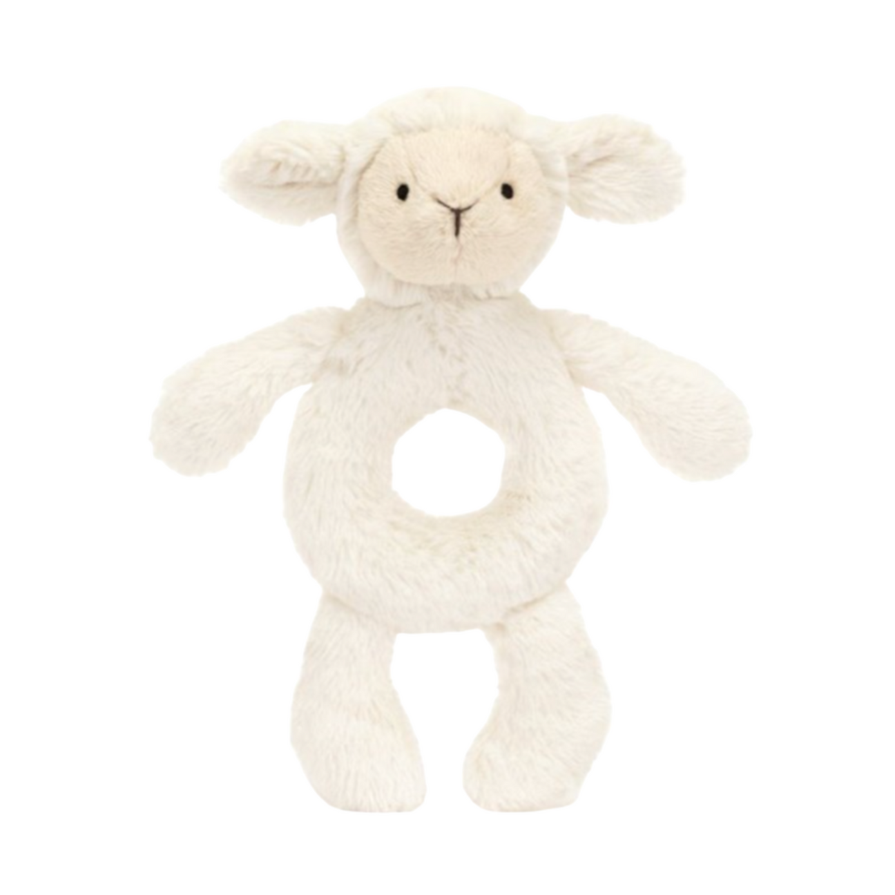 Jellycat Bashful Lamb Ring Rattle